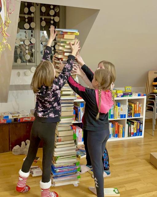 Bauen mit Büchern