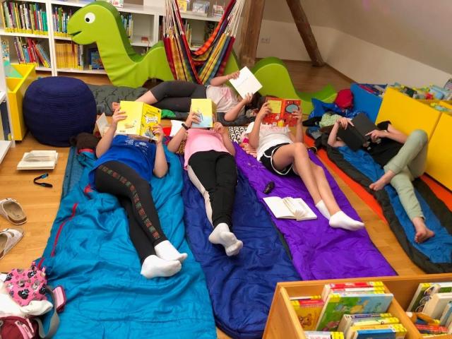 Lesenacht der Volksschule Hornstein