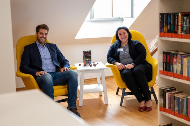Eröffnung der Bücherei am 10.10.2020