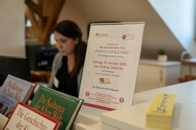 Eröffnung der Bücherei am 10.10.2020