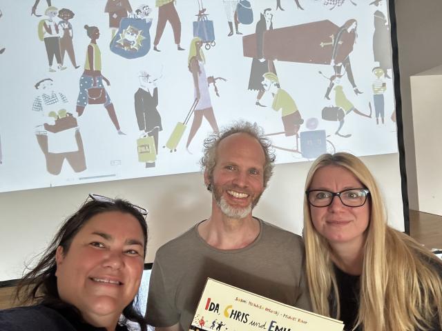 Lesung Petra Piuk Michael Roher Volksschule Hornstein