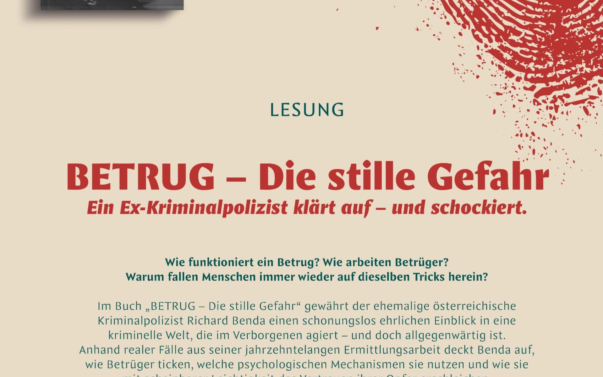 Lesung Richard Benda